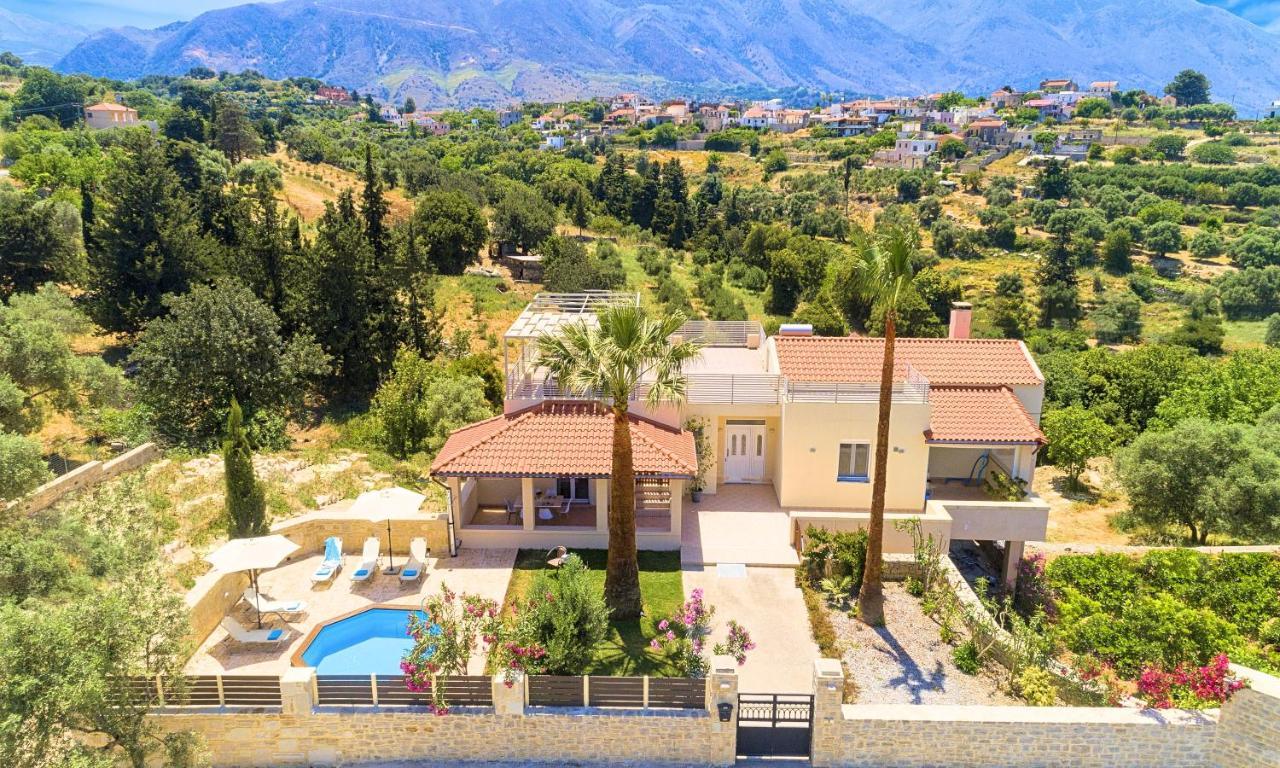 Villa Di Palma Heated Pool Koufi ภายนอก รูปภาพ