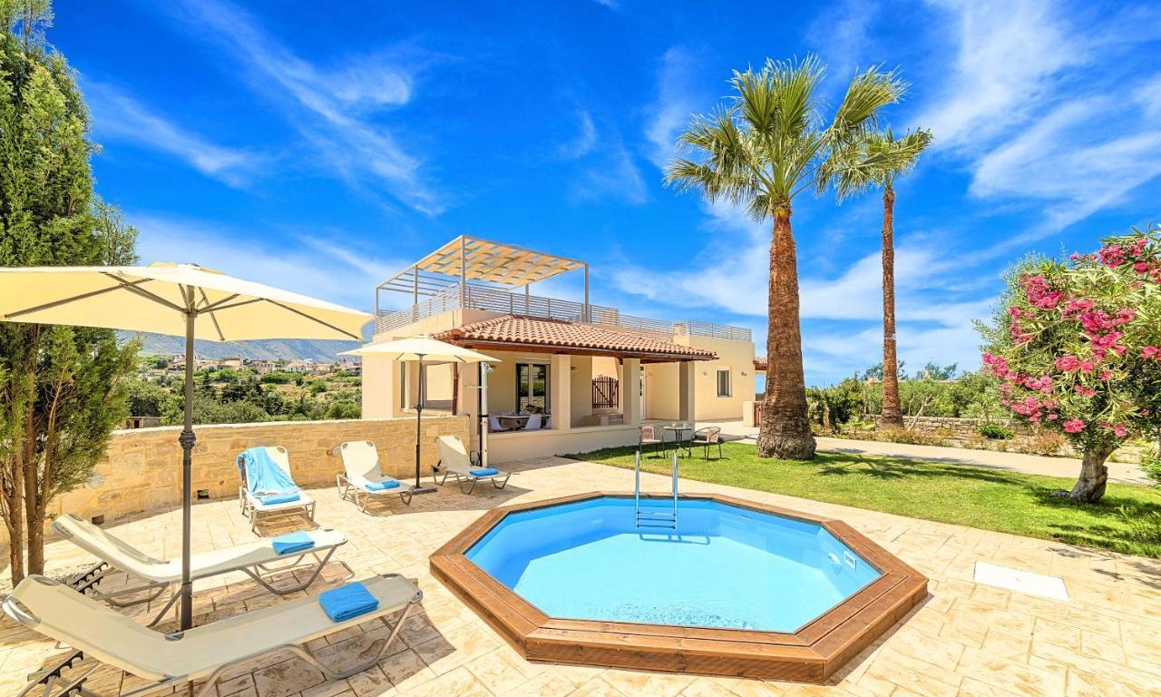 Villa Di Palma Heated Pool Koufi ภายนอก รูปภาพ