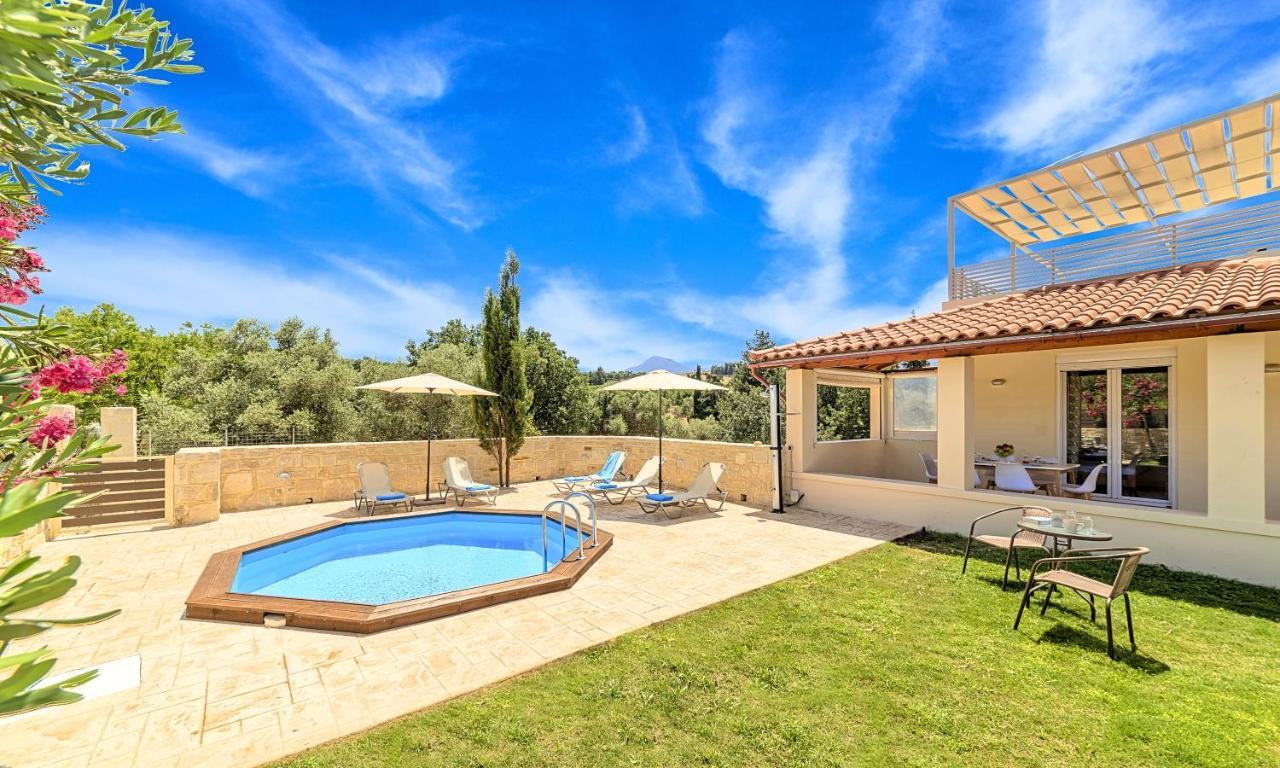 Villa Di Palma Heated Pool Koufi ภายนอก รูปภาพ