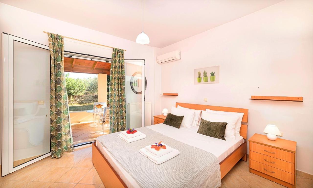 Villa Di Palma Heated Pool Koufi ภายนอก รูปภาพ