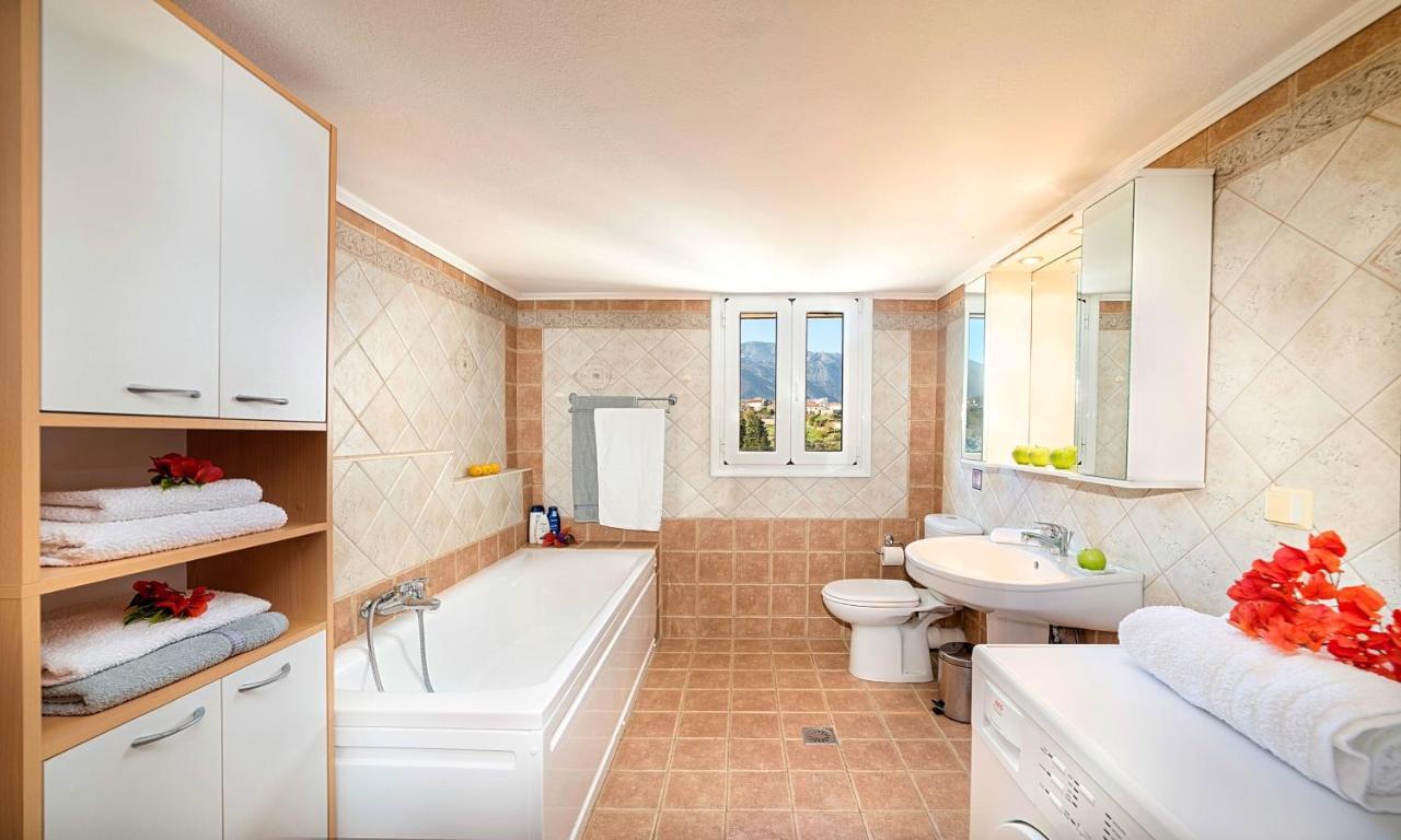 Villa Di Palma Heated Pool Koufi ภายนอก รูปภาพ