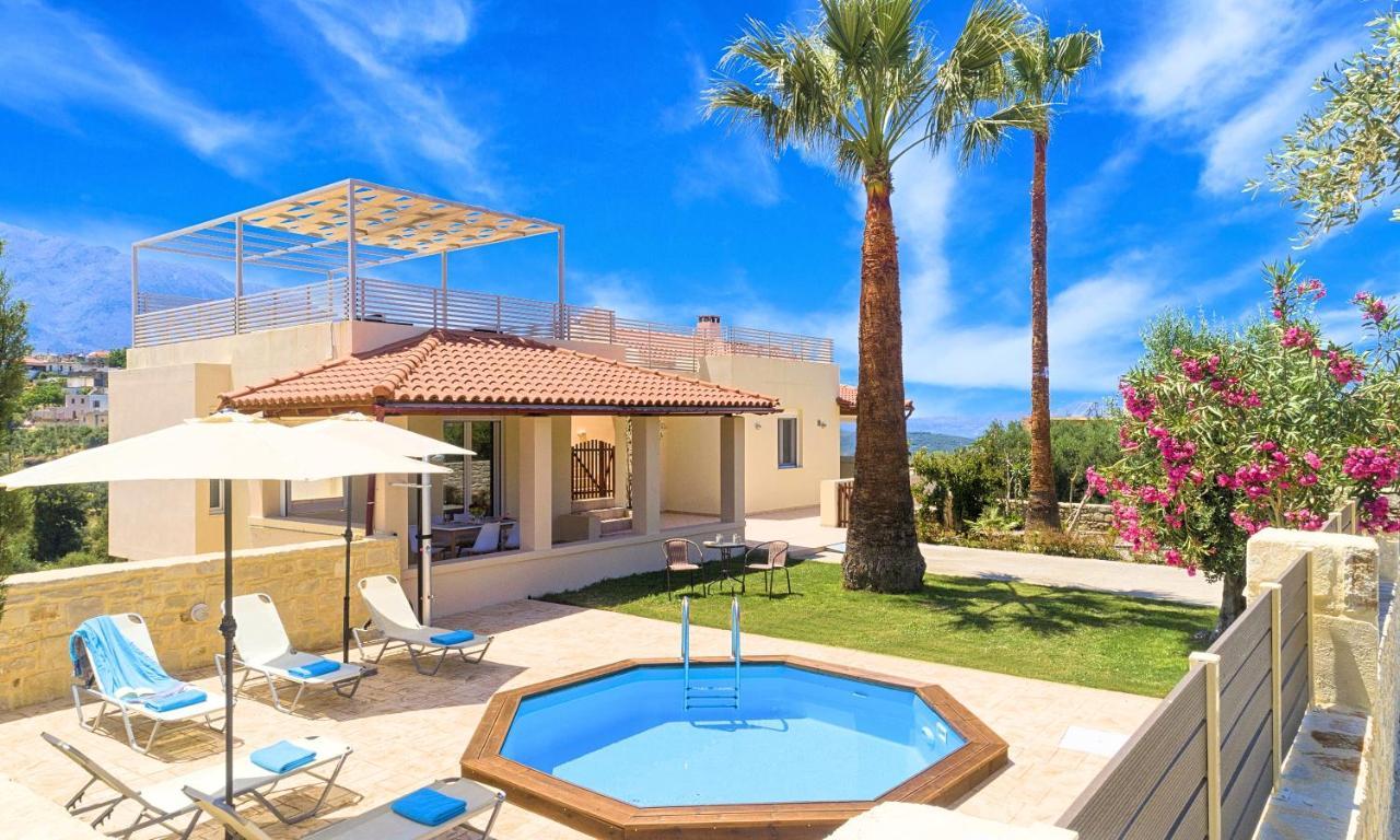 Villa Di Palma Heated Pool Koufi ภายนอก รูปภาพ