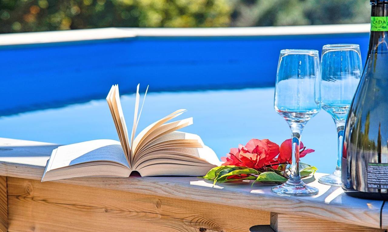 Villa Di Palma Heated Pool Koufi ภายนอก รูปภาพ